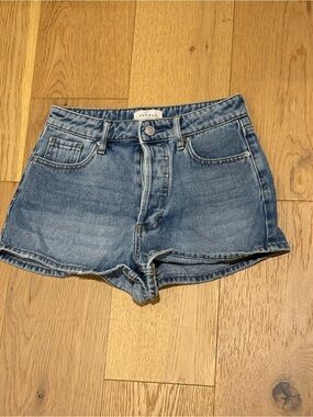 PacSun Light Blue High-Rise Denim Shorts
